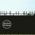 thumbnail image 4 of Bibana 4ft x 50ft Privacy Fence Screen Windscreen Shade Cloth for Garden and Balcony - Black, 4 of 8