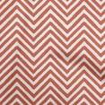 thumbnail image 1 of oneOone Viscose Chiffon Dark Peach Fabric Chevron Sewing Material Print Fabric By The Yard 42 Inch Wide, 1 of 4