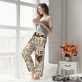 thumbnail image 5 of Honiee Abstract Coffee Pattern With Letters for elegant Women's Lounge Pants and Pajama Pants, crafted for ultimate comfort in your sleepwear essentials-Large, 5 of 6
