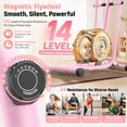thumbnail image 3 of FUNMILY Ultra-Quiet Heavy Duty Elliptical Machine | 400LBS Capacity, 15-Inch Natural Stride, 14 Resistance Levels, Low Impact Cardio for Home Gym, Seniors & Small Spaces, 3 of 6