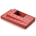 thumbnail image 2 of Yuarrent Organizador de soporte de lápiz labial de silicona contenedor de soporte de gran capacidad para mujeres tocador tocador cajón estante bandeja Almacenamiento y organización del hogar Rojo, 2 of 6