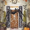 thumbnail image 6 of Luxtrada Halloween Spider Web Decor 5Ft Giant Cobweb 4Ft Huge Fake Spider Value Set for Halloween Decorations Bar Party Decor Outdoor Indoor Yard Scary Haunted House Decors, 6 of 6