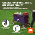 thumbnail image 2 of Ozark Trail Multi-Purpose Big Bucket Cart, Purple Wagon, 2 of 12