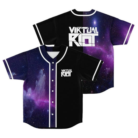 Virtual Riot Jersey Baseball Jacket Shirts Short Sleeve Tee Men Women Streetwear Tops