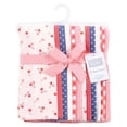 thumbnail image 2 of Hudson Baby Infant Girl Flannel Burp Cloth 12pk, Cherry Sweet, One Size, 2 of 8