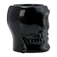 thumbnail image 4 of Sagebrook Home Ceramic 5" Skull Scented Candle, Black 14Oz, Round, Ceramic, Contemporary, 5"L X 5"W X 5"H, Solid Color, 4 of 8
