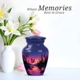 thumbnail image 4 of Butterfly Funeral Urn For Grandmother - Blue Urn For Human Ashes Adult Women - Small Keepsake Urns For Human Ashes - Mini Cremation Urns For Mother, 3 Inch, 4 of 7