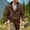 #335-Coffee, variant on Men's Solid Fleece Lined Cargo Jacket Detachable Hood Zip Up Long Sleeve Windproof Work Outerwear For Men Gift