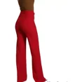 thumbnail image 3 of Pantalon Vestir Moda Elegante Tiro Alto Casual Pierna Recta, 3 of 5