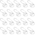 thumbnail image 1 of FEBSNOW Ventosas para acuario, ventosas para peceras, ventosas para acuario, ganchos de succión con 30 bridas ajustables para plantas, maceteros, encuadernación, nido de camarones y musgo (20), 1 of 1