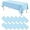 Light Blue Checkered, variant on 12Pack Light Blue and White Plastic Checkered Tablecloth, Decorative Disposable Light Blue Gingham Plaid Tablecloth for Party, Rectangle Party Table Cover for Picnic Farm Birthday, 54x108 Inch