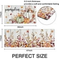 thumbnail image 3 of Fall kitchen rugs set of 2，Fall Kitchen Rugs Fall Entrance Door Mat Pumpkin Maple Leaf Non Slip Kitchen Rug Anti Fatigue Mats for Kitchen Floor Waterproof Washable Rug Runner for Fall Thanksgiving, 3 of 6