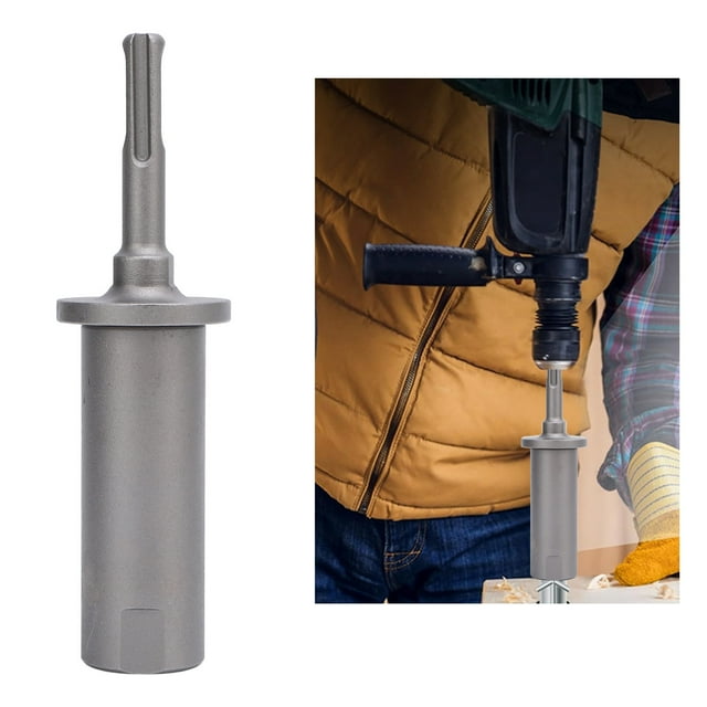Round Shank Post Driver Detachable Fence Tent Installation Hammer Drill Ground Rod Steel Bar Tool for Construction