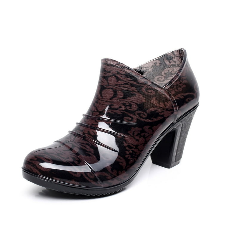 High heel gumboots top
