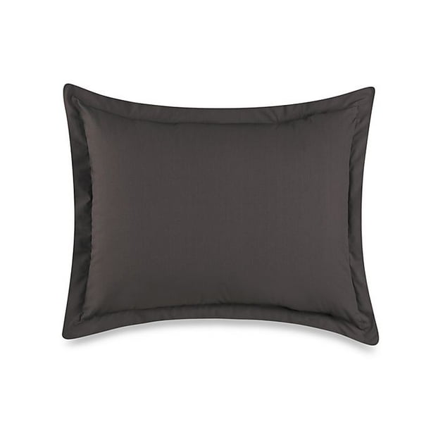 Smoothweave Tailored King Pillow Sham in Grey