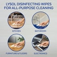 thumbnail image 5 of Lysol Disinfecting Wipes, Ocean Fresh, 80ct, Tested & Proven to Kill COVID-19 Virus, Packaging May Vary, 5 of 6