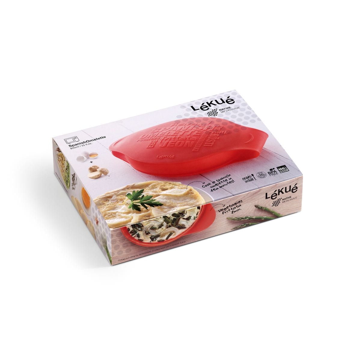 Lekue Red Spanish Omelette Mold