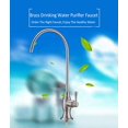 thumbnail image 4 of Brass Water Filter Faucet Delle Rosa Commercial Water Filtration Faucet for Under Sink Water Filter System Modern Brushed Nickel Kitchen Bar Sink Drinking Water Faucet, 4 of 6