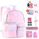 thumbnail image 4 of [Original] 2022 Nuevo Estilo Trolley Mochila Escolar Estudiante De Escuela Primaria Niñas 1-3-6 Grados Niños Carga-Reducción De La Columna Vertebral Princesa Fku, 4 of 4