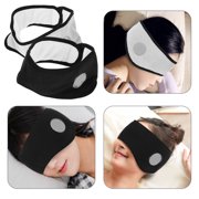 WRISTBIQUE 2Pcs Plush Adjustable Sleep Mask with Ear Cover Noise Insulation Earmuffs for Sleep