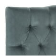 SAFAVIEH Axel Modern Glam Tufted Headboard, Queen, Wedgwood Blue