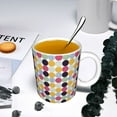 thumbnail image 5 of Yiaed Polka Dot Print Ceramics Coffee,Large Handle Design,Extra Large Tea and Coffee Cup for Office and Home Mugs, 5 of 6