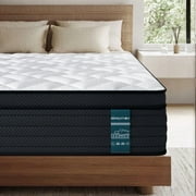 Bedstory 12" Queen Firm Mattress, Euro Top, Pressure Relief, Extra Support, CertiPUR-US Certified, 365 Night Trial