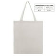 thumbnail image 2 of Stitch Canvas Tote Bag Double Face Print for Women Canvas Bag, Reusable Durable Canvas Bag for Beach, Grocery, School & Work, 2 of 6