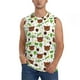 thumbnail image 1 of Fotbe Cute Bear Men's Camiseta sin Mangas Estampada para Hombres, Playera Casual para Gimnasio, Entrenamiento, Playa-Small, 1 of 7
