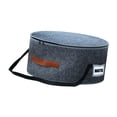 thumbnail image 2 of Caja de almacenamiento de sombreros plegable, cubo organizador de fieltro, plegable, apilable, con , organizador de sombreros de vaquero para armar, 2 of 9