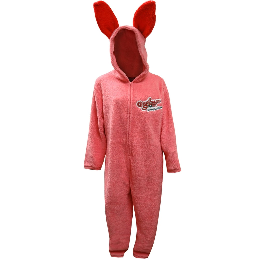 Onesie Big Men's Pink Bunny Union Suit