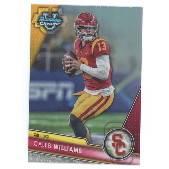 NFL 2023 Bowman Chrome U Refractor Caleb Williams #1 (Rookie)