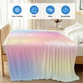 thumbnail image 4 of Pink Purple Cooling Blanket,Lightweight Breathable Summer Throw Blanket with Double Sided Cold Effect,Modern Colorful Ombre Abstract Tie Dye Art Picnic Blankets Bed Sheet for Hot Sleepers 40"x60", 4 of 8