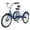Blue, variant on 24"/26'' Adult Tricycles for Women, Men with Big Basket, 7 Speed 3 Wheel Bikes for Adults, Low-Step Through Frame Tricycle for Adults Seniors, Stable and Safe