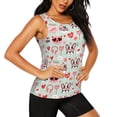 thumbnail image 2 of Lsque funny dogs and love Printed Workout Tank Tops for Women, Athletic Sports Tank Tops, Compression Sleeveless Dry Fit Shirts,Sleeveless Yoga Shirt-Medium, 2 of 7