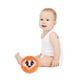 thumbnail image 4 of 1 pelota de fútbol inflable pequeña de PVC para niños, ideal para actividades al aire libre (fondo naranja con estampado de mono)., 4 of 5