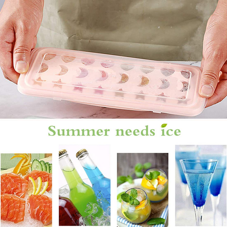Vikakiooze Star shaped ice cube tray, fun ice cube tray for making heart  shaped ice cubes, ice cube molds that are easy to demould