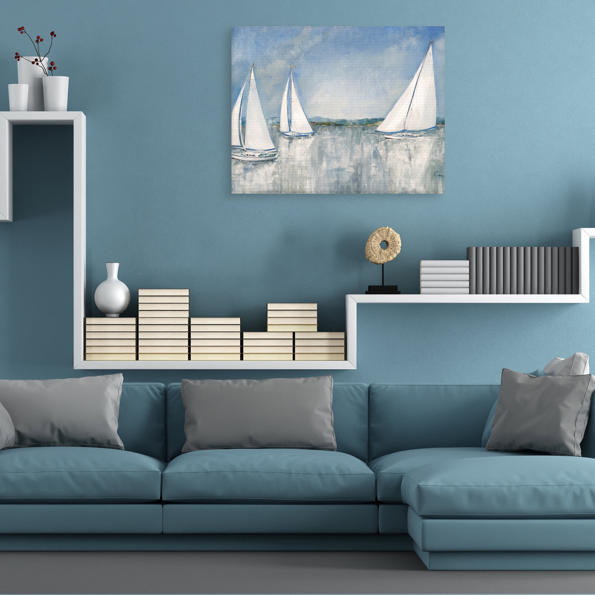 Catching the Breeze by Ruane Manning Canvas Art Print
