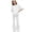 11xa-White, variant on Girls Fall Outfits for School Girls 2 Piece Outfits Short Sleeve Tops & Flared Pants Kids Teen Trendy Summer Clothing Set, Size 7-14 Years