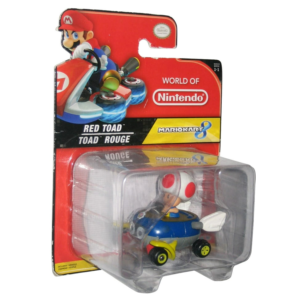 World of Nintendo Super Mario Kart 8 Toad Jakks Pacific Figure - Walmart.com - Walmart.com