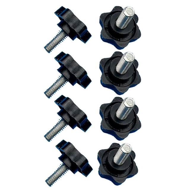 Generic Pedal Fixed Screw Set for Logitech-G25 G27 G29 G920 G923 Steering Wheel Racing Pedals Modification Accessories Plastic Steel Black 2/8 Pieces