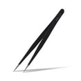 thumbnail image 2 of Joernso 1 Pc ESD Safe Stainless Steel Anti-Static Tweezers Maintenance Repair Tool, 2 of 5