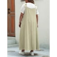 thumbnail image 5 of Women'S Plus Size Summer Maxi Dress Casual Sleeveless Spaghetti Strap Long Beach Sundresses  4XL, 5 of 6