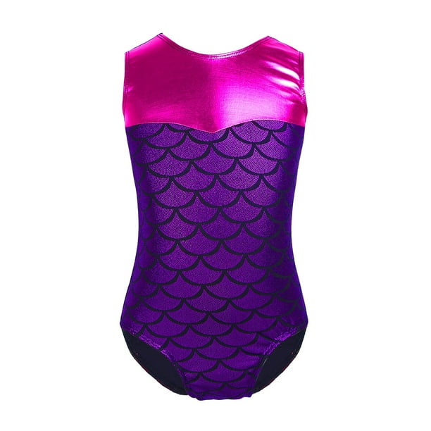YiZYiF Kids Girls Glittery Gymnastics Dance Leotard Toddler Little
