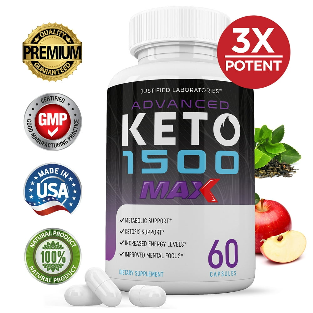 Advanced Keto 1500 Max 1200mg Pills Advanced Ketogenic Supplement Real 