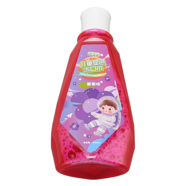 Líquido Revelador De Placa Infantil, Portátil, 200 Ml, Enjuague Bucal Revelador De Placa Limpio Afrutado, Protege Los Dientes, Mejora La Salud Bucal Para La Noche Para Recién