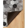 thumbnail image 4 of Linon Laredo Montez Woven Polyester 6'7"x9'7" Rug in Gray, 4 of 5