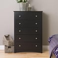 thumbnail image 2 of Ergode Sonoma 5- Drawer Chest, Black, 2 of 3