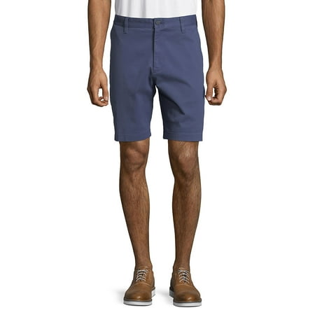 Nautica BLUE INDIGO Men's Classic Fit Flat Front Stretch Chino Deck Short, US 38