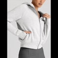 thumbnail image 4 of Sudaderas con Capucha y Cremallera para Mujer, Chaquetas, Sudaderas , Conjuntos de para Otoño, Camisetas Casuales y Cómodas Estilo Y2k, Ropa de Invierno. Gris S, 4 of 9